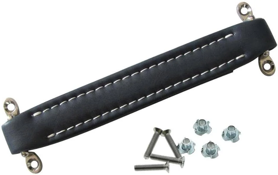 دستگیره آمپلی فایر گیتار طرح وینتیج آبی رنگ برای آمپلی فایرهای FD Ampeg به همراه پیچ و مهره