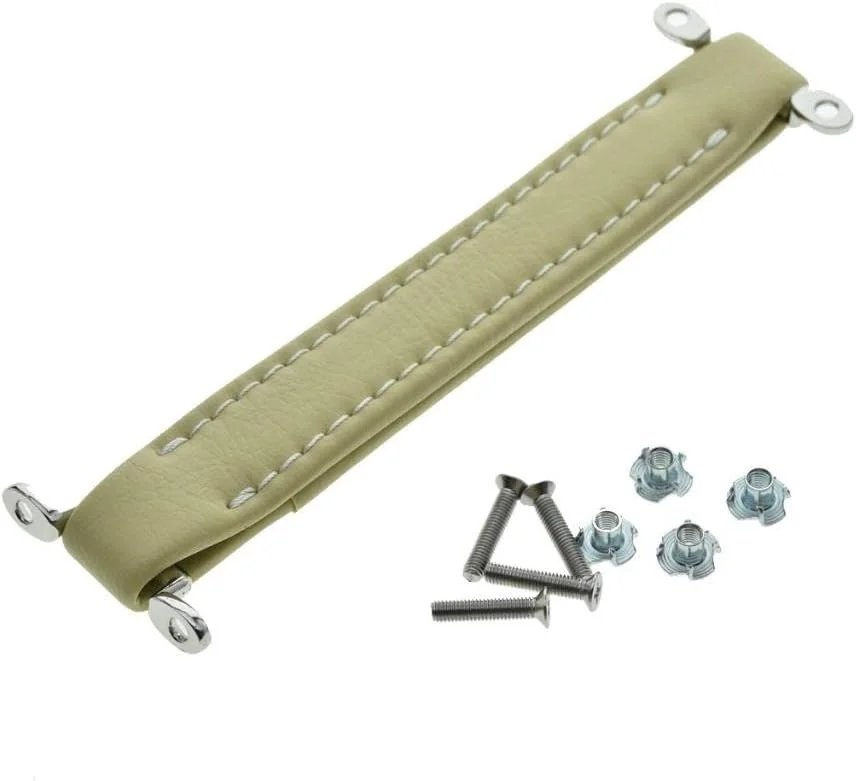 دستگیره آمپلی فایر گیتار طرح قدیمی کرمی رنگ برای آمپرهای FD Ampeg به همراه پیچ و مهره