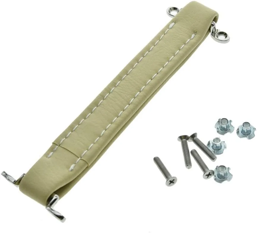 دستگیره آمپلی فایر گیتار طرح قدیمی کرمی رنگ برای آمپرهای FD Ampeg به همراه پیچ و مهره