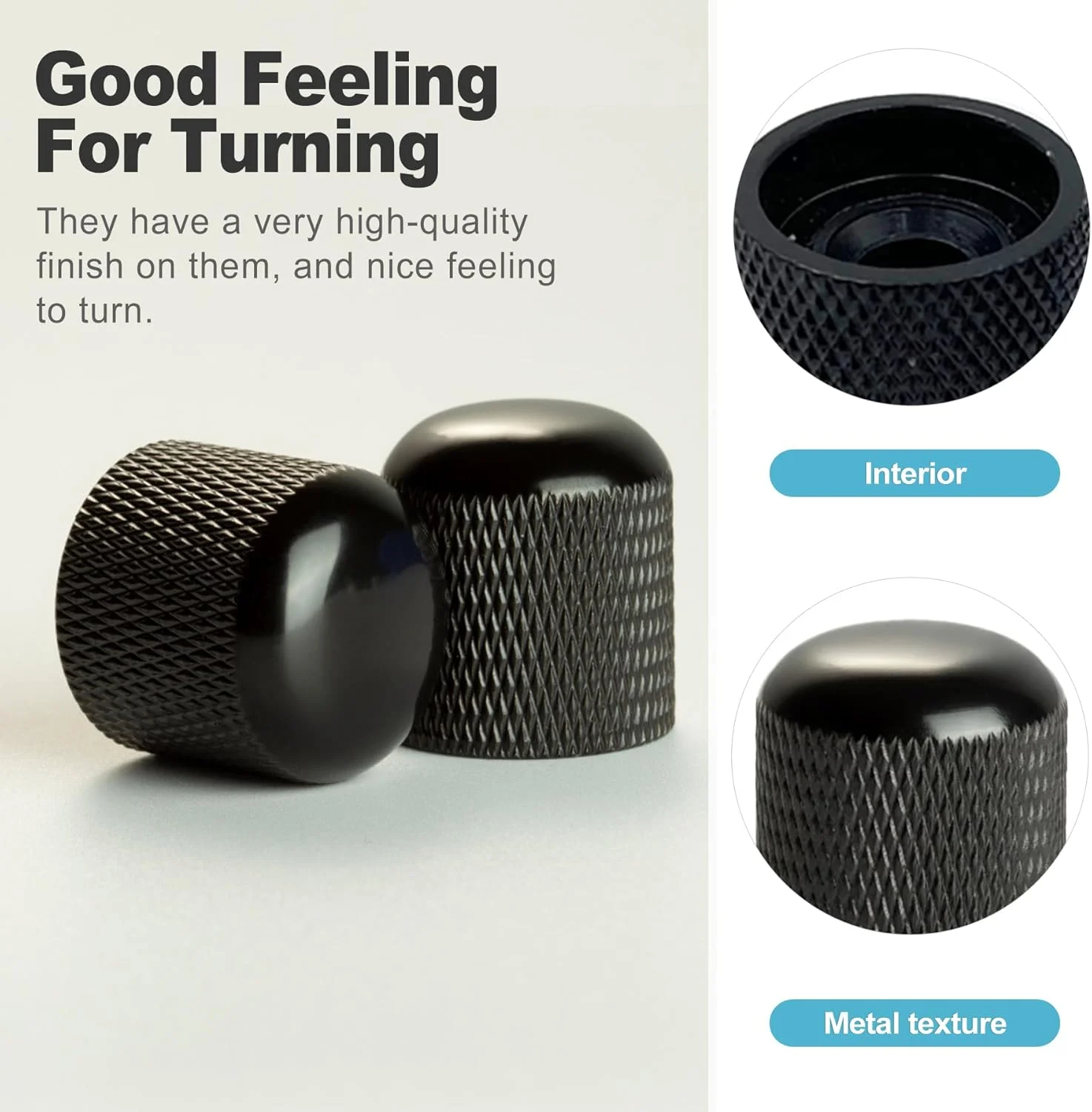 دسته کوک گیتار فلزی CoguZed بسته 4 عددی – کنترل صدا/تنظیم تُن به سبک گنبدی مشکی و کروم برای گیتارهای الکتریکی و بیس دسته کوک گیتار فلزی CoguZed بسته 4 عددی – کنترل صدا/تنظیم تُن به سبک گنبدی مشکی و کروم برای گیتارهای الکتریکی و بیس