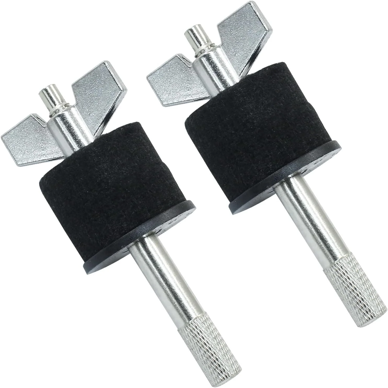 زورفتر، ۲ عدد استکر سنج ۸ میلی‌متری، پایه استکر سنج ۴ اینچی، لوازم جانبی سازهای کوبه‌ای با مهره بالدار مشکی، مناسب برای نوازندگان درام و پرکاشن