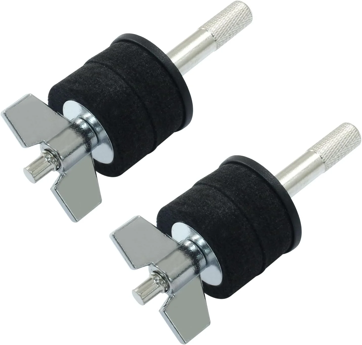 زورفتر، ۲ عدد استکر سنج ۸ میلی‌متری، پایه استکر سنج ۴ اینچی، لوازم جانبی سازهای کوبه‌ای با مهره بالدار مشکی، مناسب برای نوازندگان درام و پرکاشن