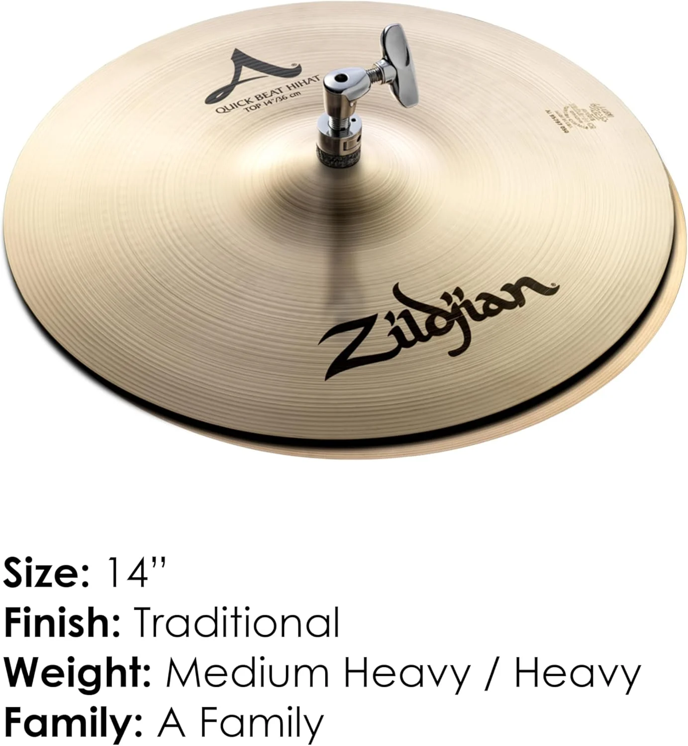 سنج های زیلجیان سری A زیلجیان - 14 اینچ Quick Beat Hi-Hat - جفت سنج های زیلجیان سری A زیلجیان - 14 اینچ Quick Beat Hi-Hat - جفت