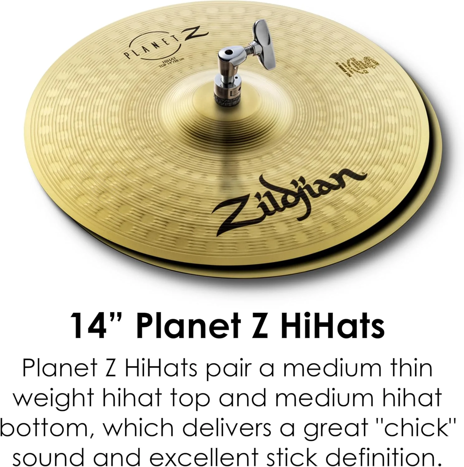 مجموعه کامل سنج زیلجیان سری Planet Z - شامل های-هت ۱۴ اینچ، کرش ۱۶ اینچ و راید ۲۰ اینچ