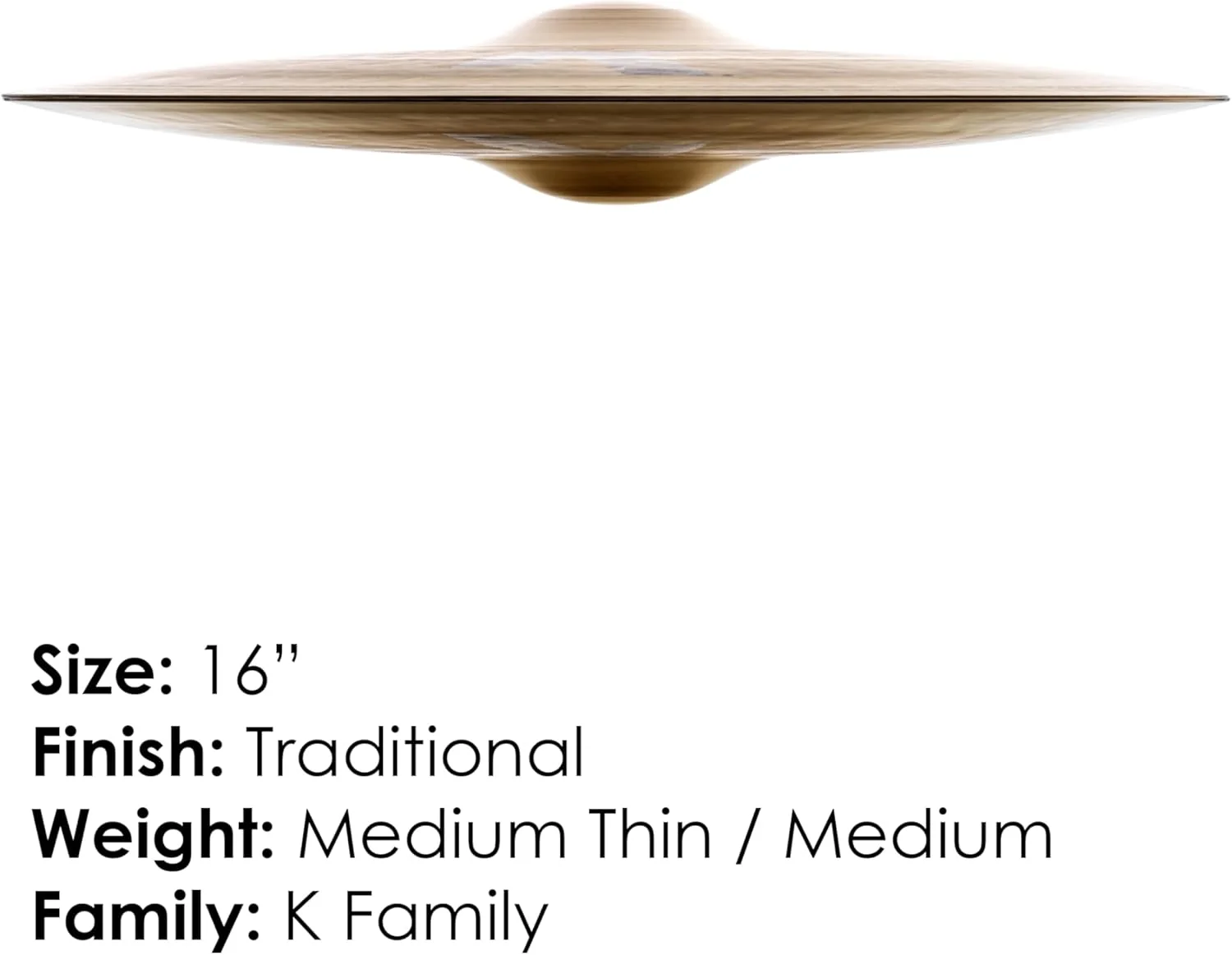 سنج های زیلجیان سری K زیلجیان - های-هت لایت 16 اینچ - جفت