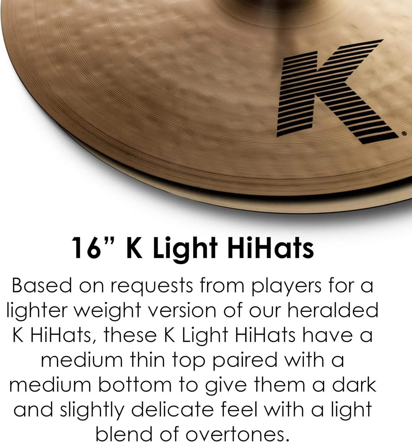 سنج های زیلجیان سری K زیلجیان - های-هت لایت 16 اینچ - جفت