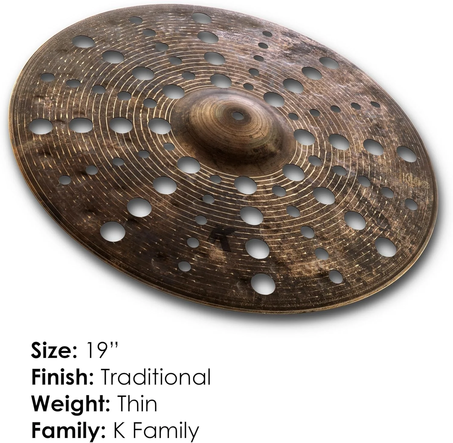 سنج ۱۹ اینچ Zildjian K Custom Special Dry Trash Crash