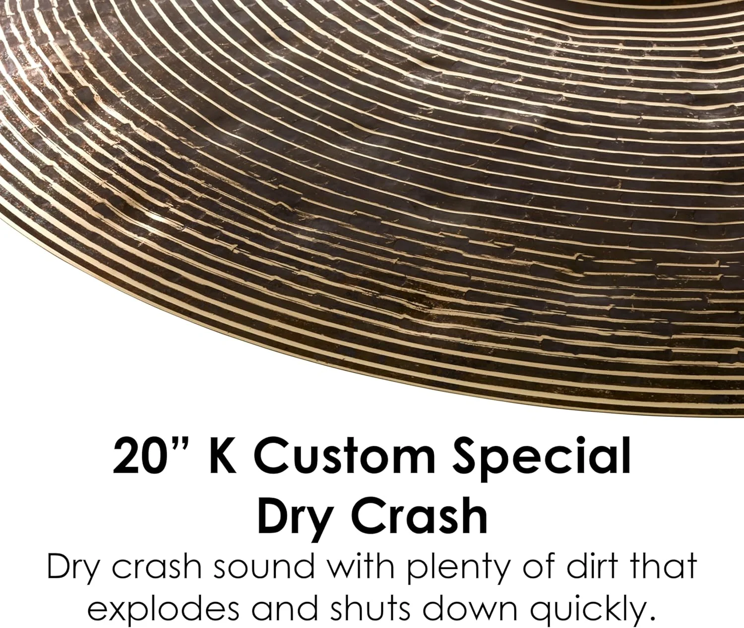 سنج ۲۰ اینچی Zildjian K Custom Special Dry Crash سنج ۲۰ اینچی Zildjian K Custom Special Dry Crash