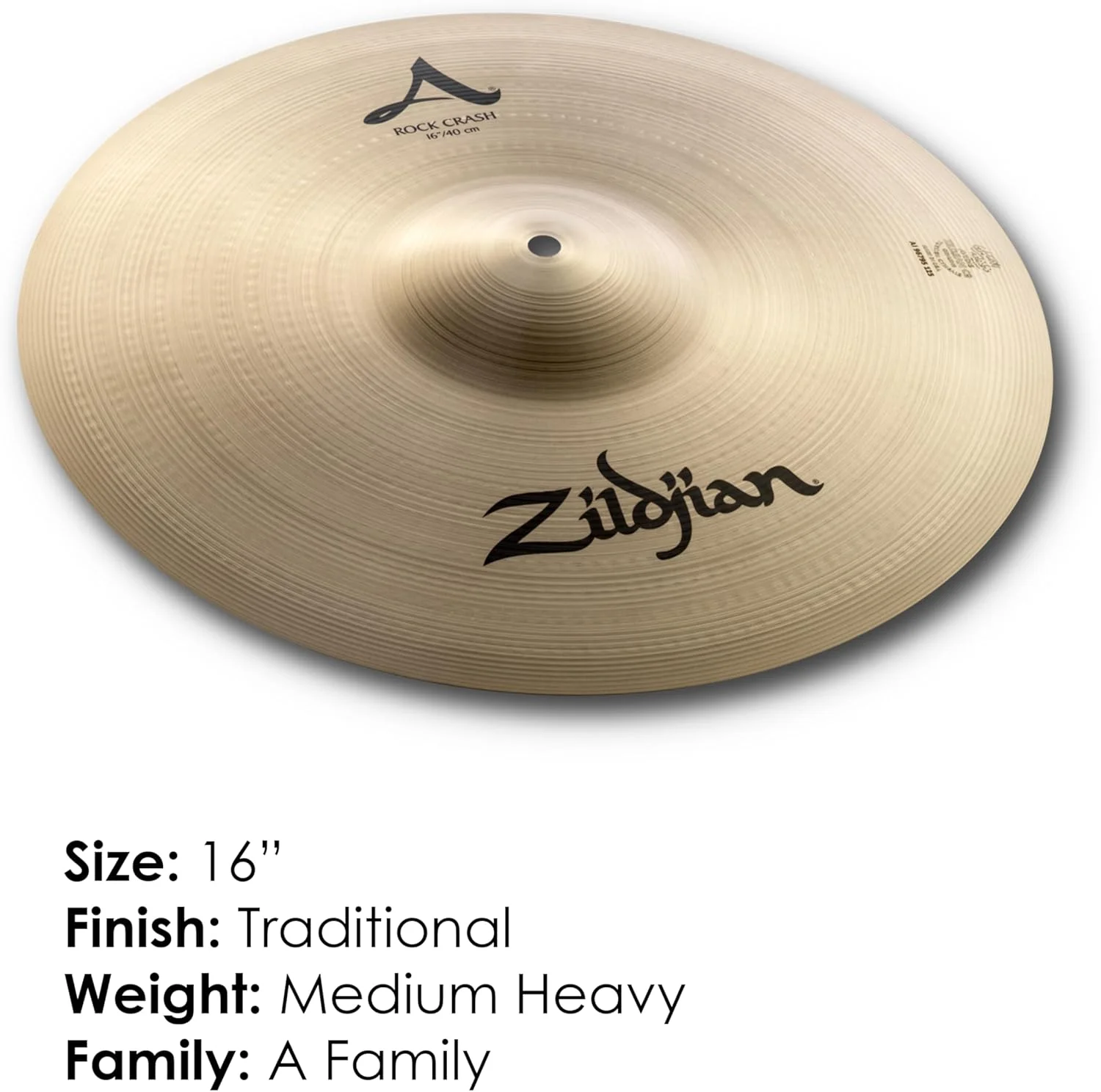 سنج راک کرش ۱۶ اینچی سری A Zildjian