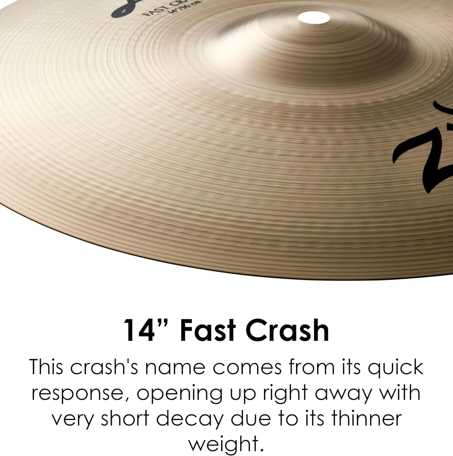 سنج سریع 14 اینچی Zildjian سری A Zildjian