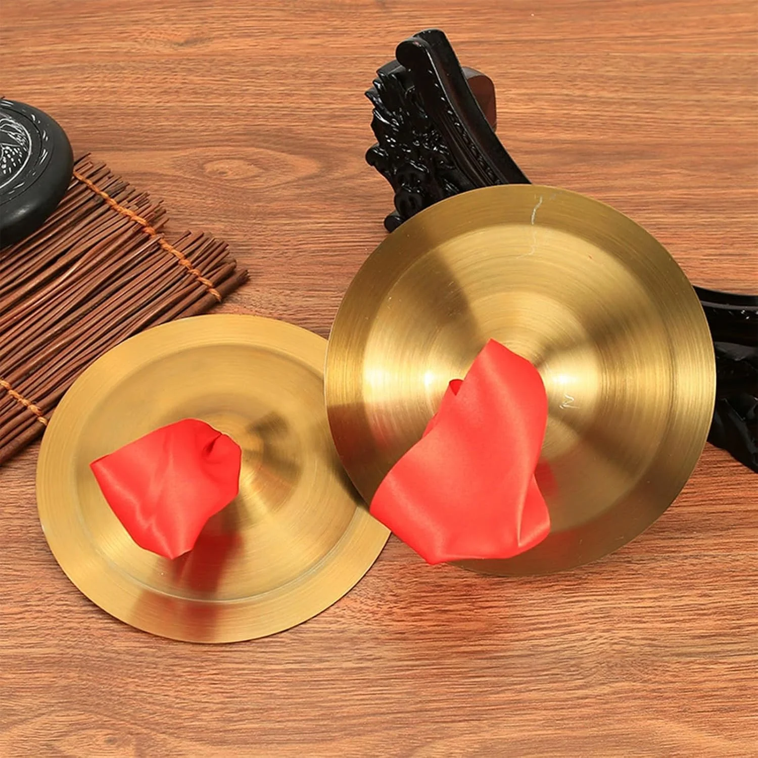 سنج های تصادفی، ساز کوبه ای سنج دستی برنجی، سنج تمرینی درام، درام جاز، ست درام برنجی سنتی برای مبتدیان و بزرگسالان (A83-1)