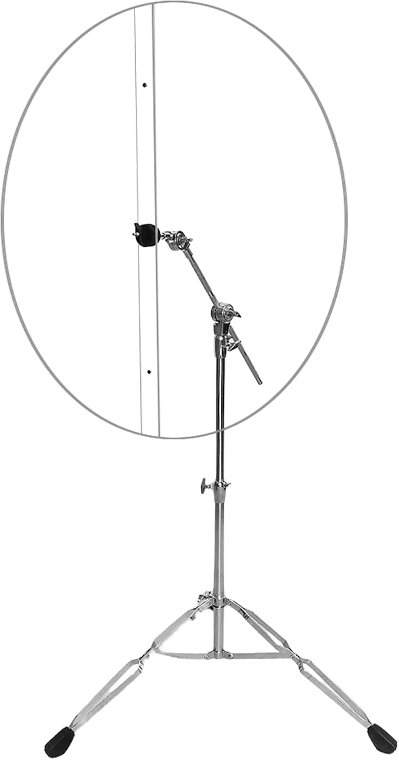 محافظ درام، بافل آکریلیک شفاف برای کیت درام، قفس درام، کاهش صدای ضبط زنده، نصب استاندارد روی پایه سنج، محافظ صدا برای اجرا (والد) (بسته 4 عددی 76 سانتی متری)