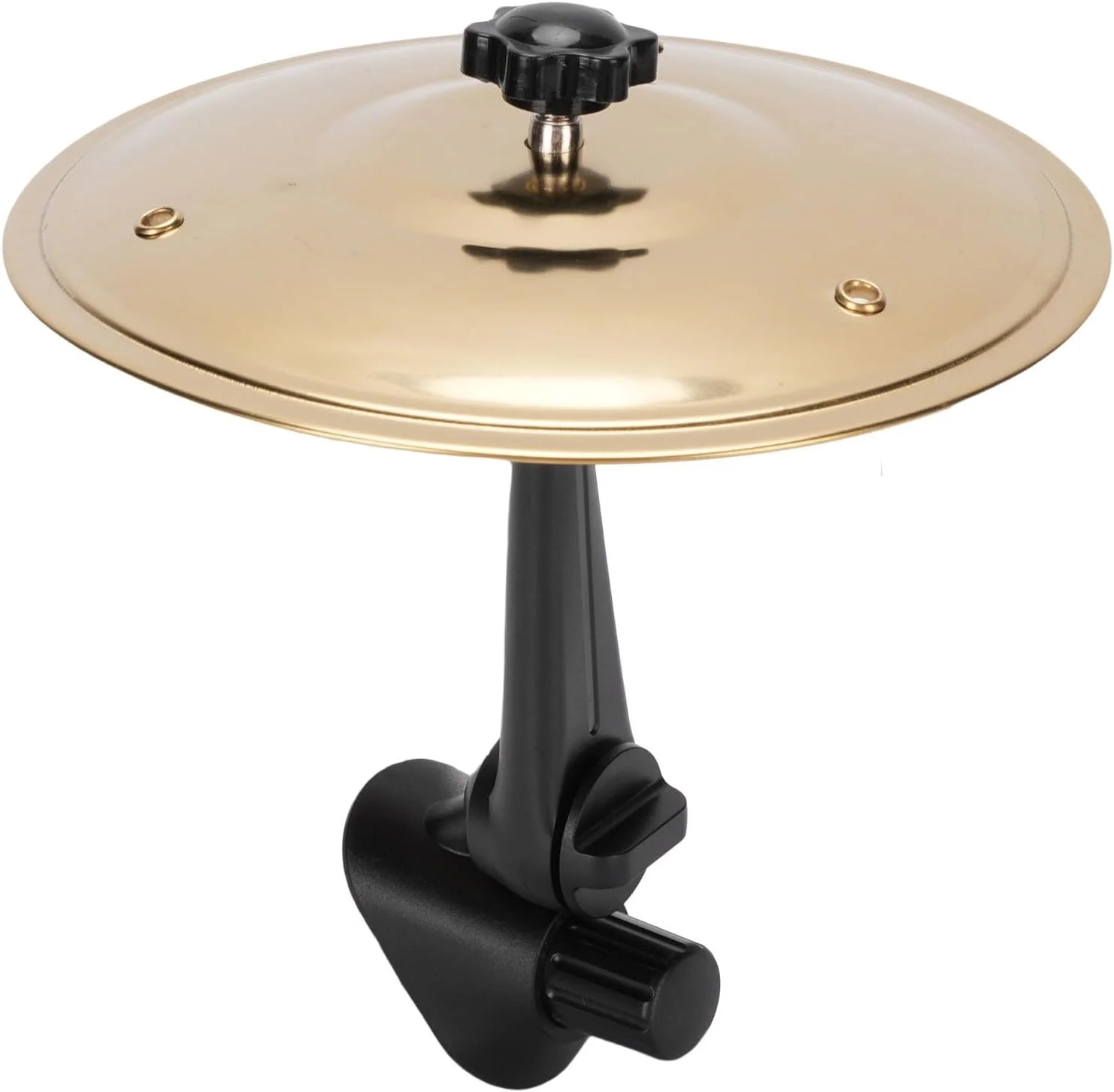 سنج تصادف داشبورد دریچه هوای خودرو، سنج کوچک با پایه قابل تنظیم، آلیاژ سبک، موسیقی سرگرم کننده برای وسایل نقلیه (طلایی)