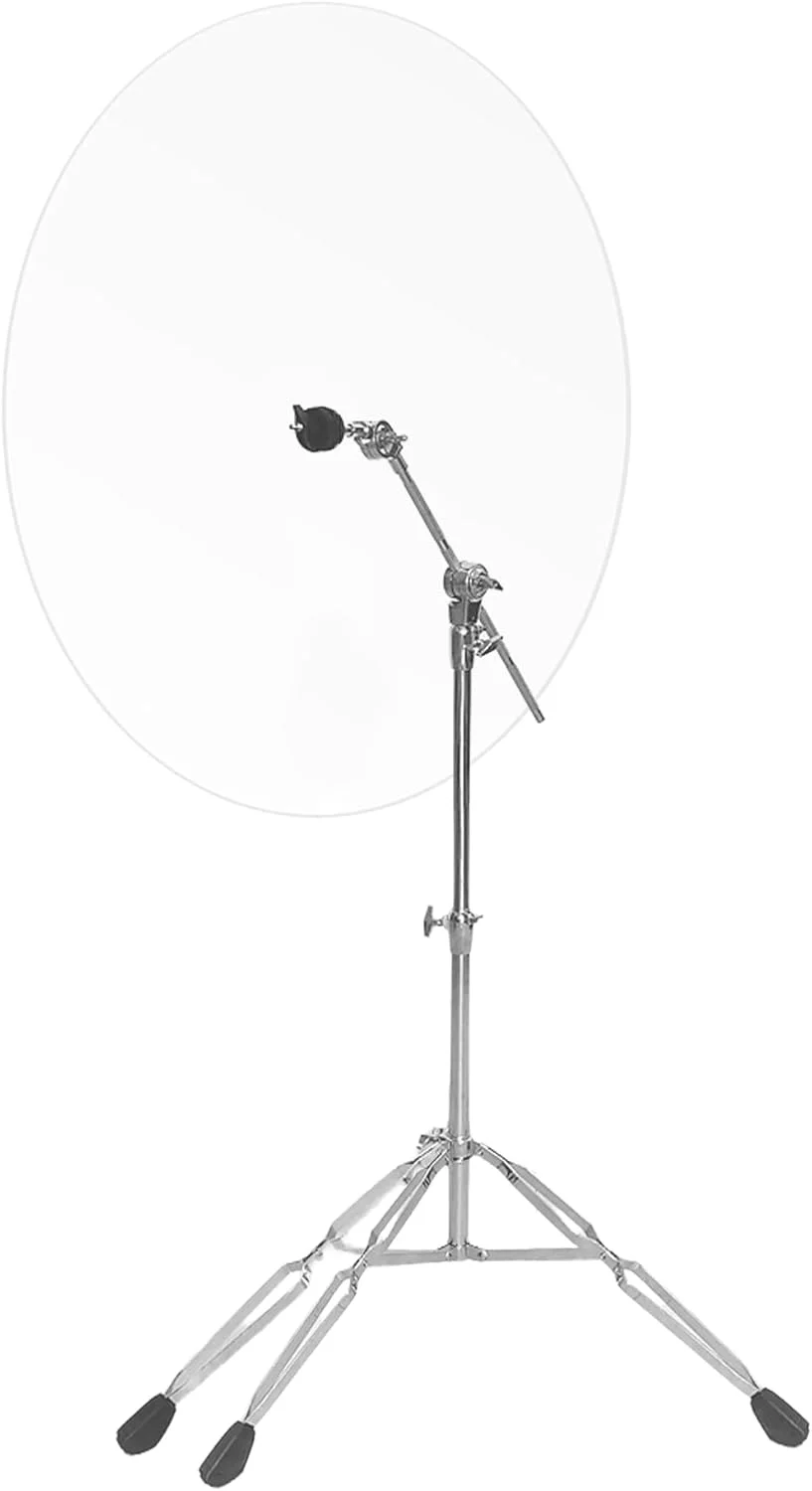 صفحات آکریلیک شفاف درام YAOLIANG سایز 22 اینچ - بسته 2 عددی. مناسب برای ضبط زنده. صدا را بهبود می بخشد و عملکرد را تقویت می کند. قابل نصب بر روی تمام پایه های سنج. (22 اینچ - 2 پنل)