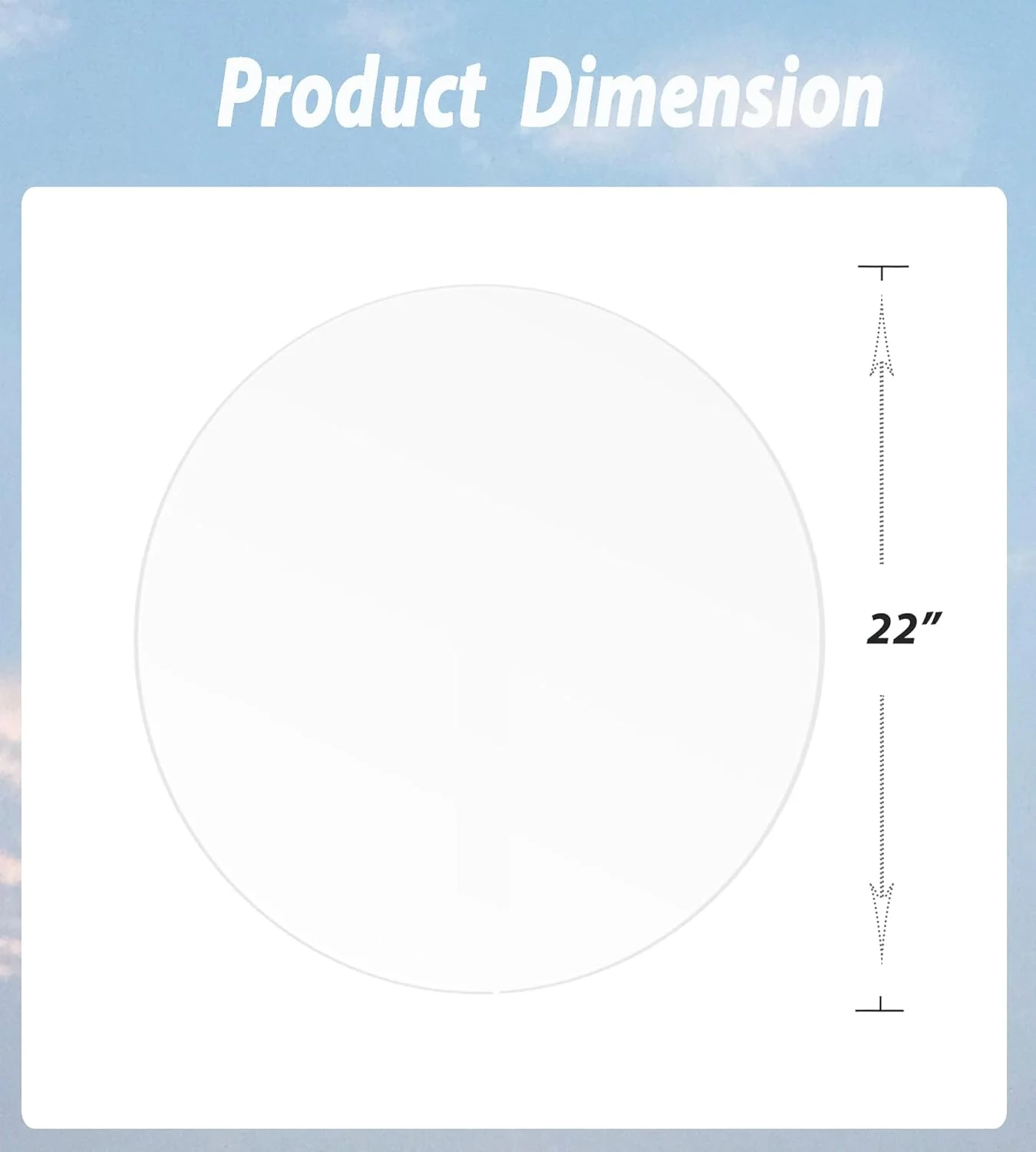 صفحات آکریلیک شفاف درام YAOLIANG سایز 22 اینچ - بسته 2 عددی. مناسب برای ضبط زنده. صدا را بهبود می بخشد و عملکرد را تقویت می کند. قابل نصب بر روی تمام پایه های سنج. (22 اینچ - 2 پنل)