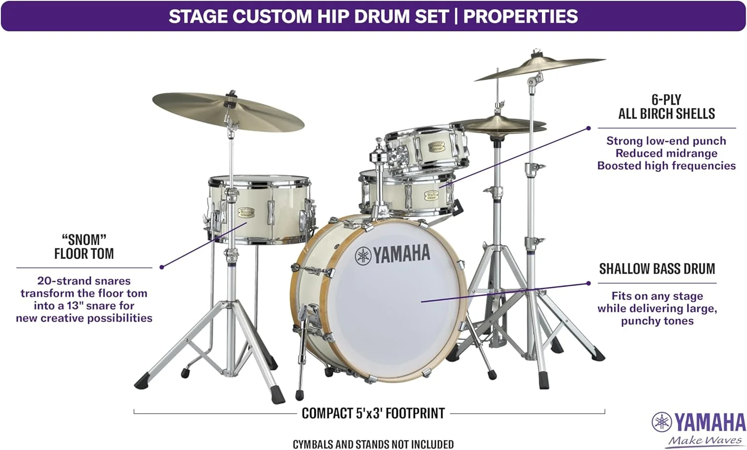 ست درام یاماها (SBP0F4HCLW)