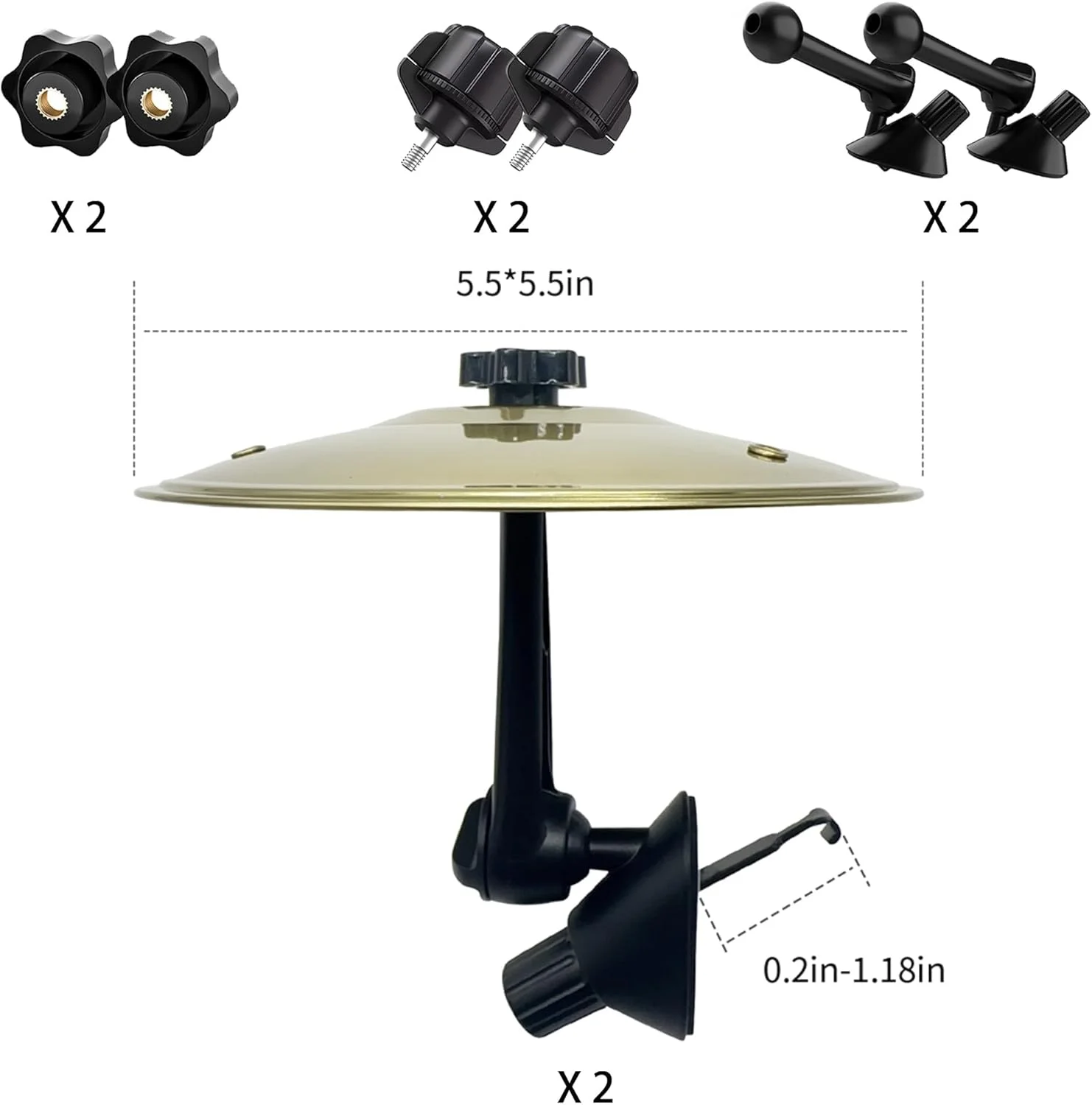 ست ۲ عددی سنجهای تصادفی زرد رنگ خودرو، مینی سنجهای درام دریچه هوا برای تزئین خودرو، مینی سنجهای تصادفی موزیکال سرگرم کننده برای طرفداران موسیقی ست ۲ عددی سنجهای تصادفی زرد رنگ خودرو، مینی سنجهای درام دریچه هوا برای تزئین خودرو، مینی سنجهای تصادفی موزیکال سرگرم کننده برای طرفداران موسیقی