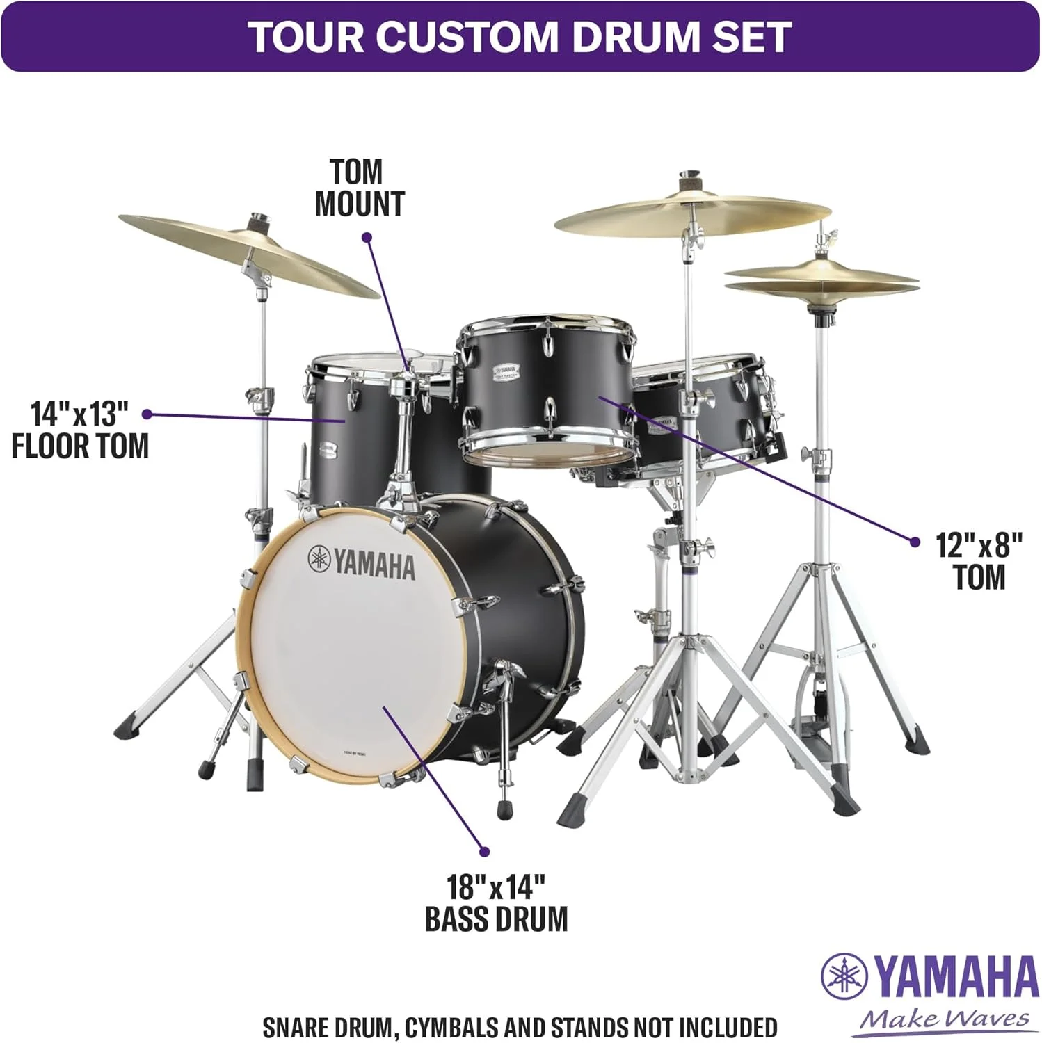 ست درام یاماها Tour Custom Bop Kit (TMP8F3)