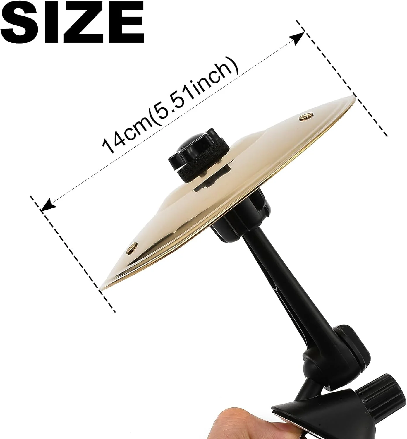 سنج هواکش خودرو XhuangTech، سنج مینی درام با قابلیت چرخش 360 درجه، سازهای موسیقی فشرده قابل تنظیم، سنج های انگشتی رقص شکم خودرو، رانندگی شما را لذت بخش تر می کند (طلایی) سنج هواکش خودرو XhuangTech، سنج مینی درام با قابلیت چرخش 360 درجه، سازهای موسیقی فشرده قابل تنظیم، سنج های انگشتی رقص شکم خودرو، رانندگی شما را لذت بخش تر می کند (طلایی)