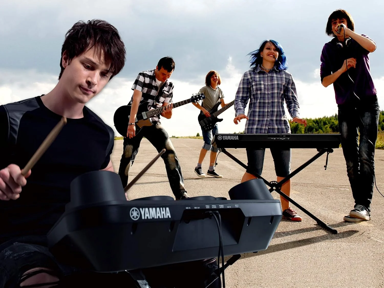 درام یاماها DD-75 مشکی - درام های الکترونیکی قابل حمل با 8 پد درام لمسی پویا، کیت درام با کنترل صدا و جک هدفون درام یاماها DD-75 مشکی - درام های الکترونیکی قابل حمل با 8 پد درام لمسی پویا، کیت درام با کنترل صدا و جک هدفون