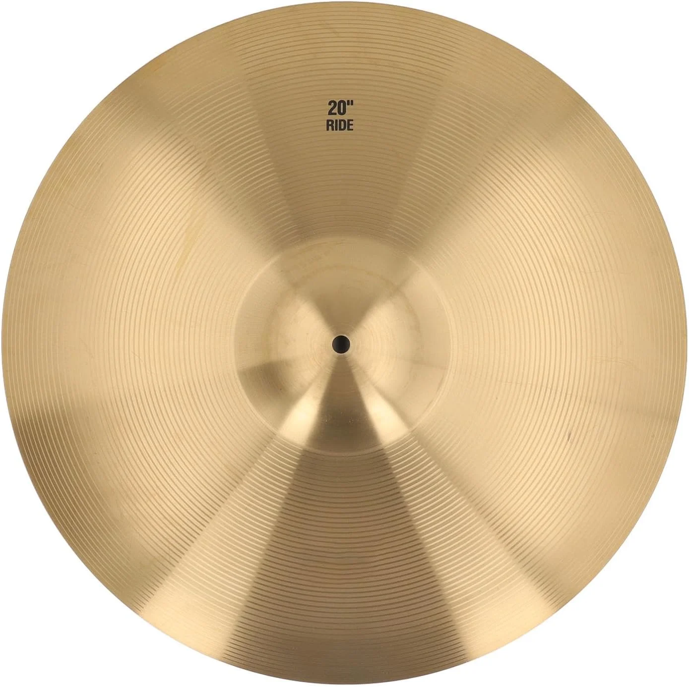 سنج ضربه ای برنجی حرفه ای، سنج جاز شفاف و درخشان برای کیت های درام، ساختار برنجی بادوام برای اجراهای زنده، ضبط استودیویی و تمرین (20 اینچ)