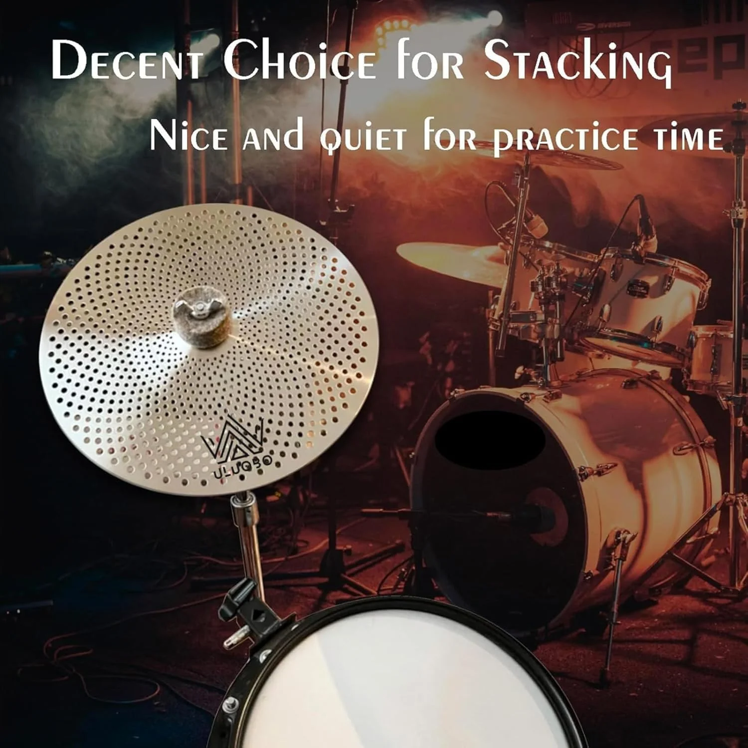 سنج ۶ اینچی کم صدا برای درام، سنج اسپلش تمرینی بی صدا (نقره ای، ۱ عدد) سنج ۶ اینچی کم صدا برای درام، سنج اسپلش تمرینی بی صدا (نقره ای، ۱ عدد)