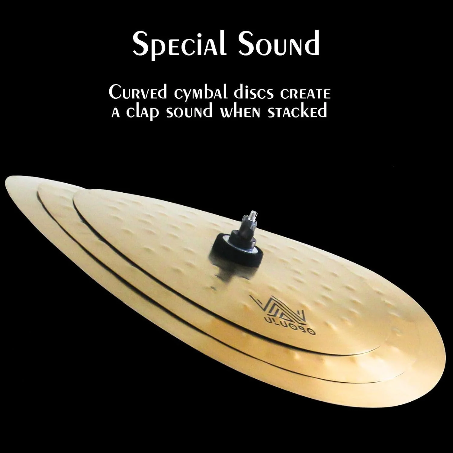 سنج استک کوبه ای، 9 اینچ/11 اینچ/13 اینچ - استک سنج 3 تکه با نشانه های چکش کاری، سنج های استک ضربه ای برای کیت های درام سنج استک کوبه ای، 9 اینچ/11 اینچ/13 اینچ - استک سنج 3 تکه با نشانه های چکش کاری، سنج های استک ضربه ای برای کیت های درام