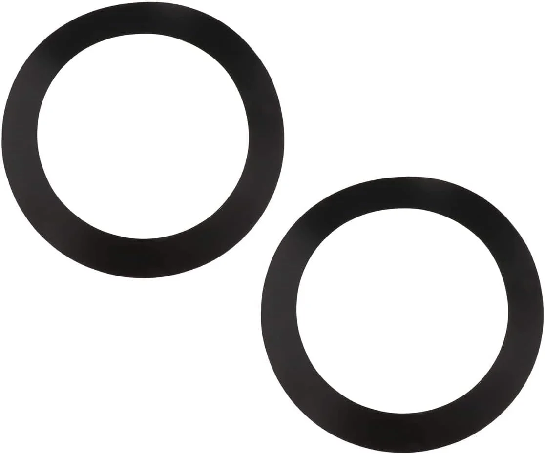 دو قطعه حلقه شابلون برش دهانه پورت برای درام باس (مشکی)