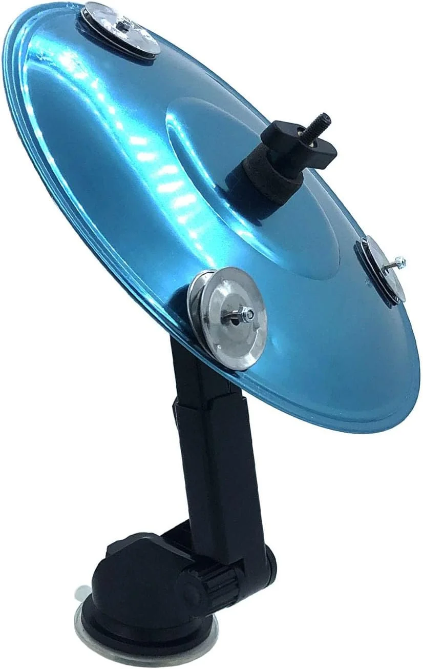 سنج تصادف درام ماشین، قطر 22.6 سانتی متر، نگهدارنده سنج درام با سبک فنجان مکشی به همراه زنگوله برای نوازندگان درام برای سرگرم کننده تر کردن رانندگی شما