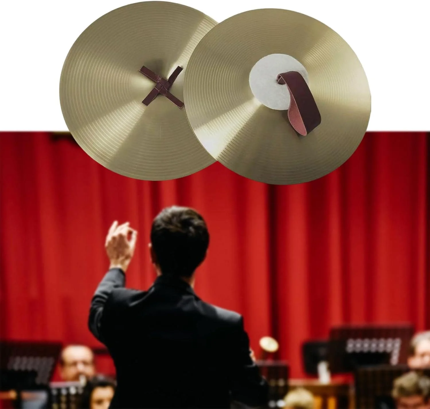 سنج ریتم ضربه ای UGPLM، ساز موسیقی، سنج های دستی سنتی برای موسیقی سنتی و نیایش، 10 اینچ