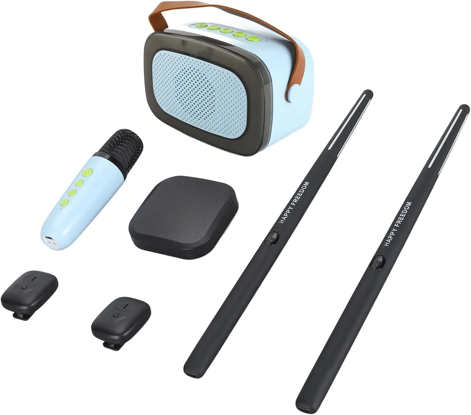 ست چوب‌های درام هوایی، چوب‌های درام حسگر حرکتی، ست درام مجازی با باتری لیتیومی داخلی، حسگر پیکری سه بعدی قابل حمل برای کودکان، بزرگسالان و مبتدیان