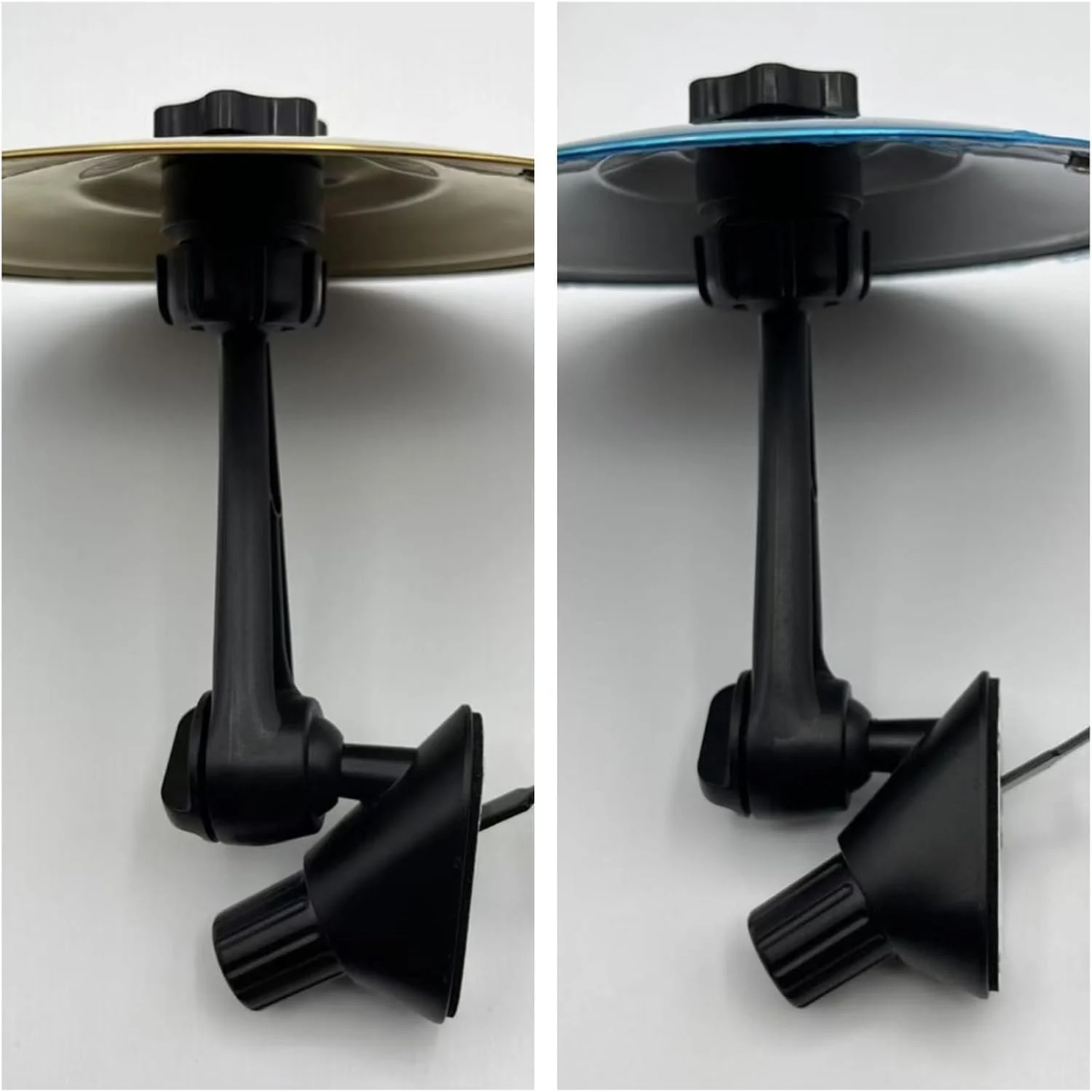 تزویق، ست دو عددی سنج درام برای دریچه هوای خودرو، طلایی و نقره ای، سنج درام مینیاتوری مناسب برای انواع خودرو (نقره ای طلایی)