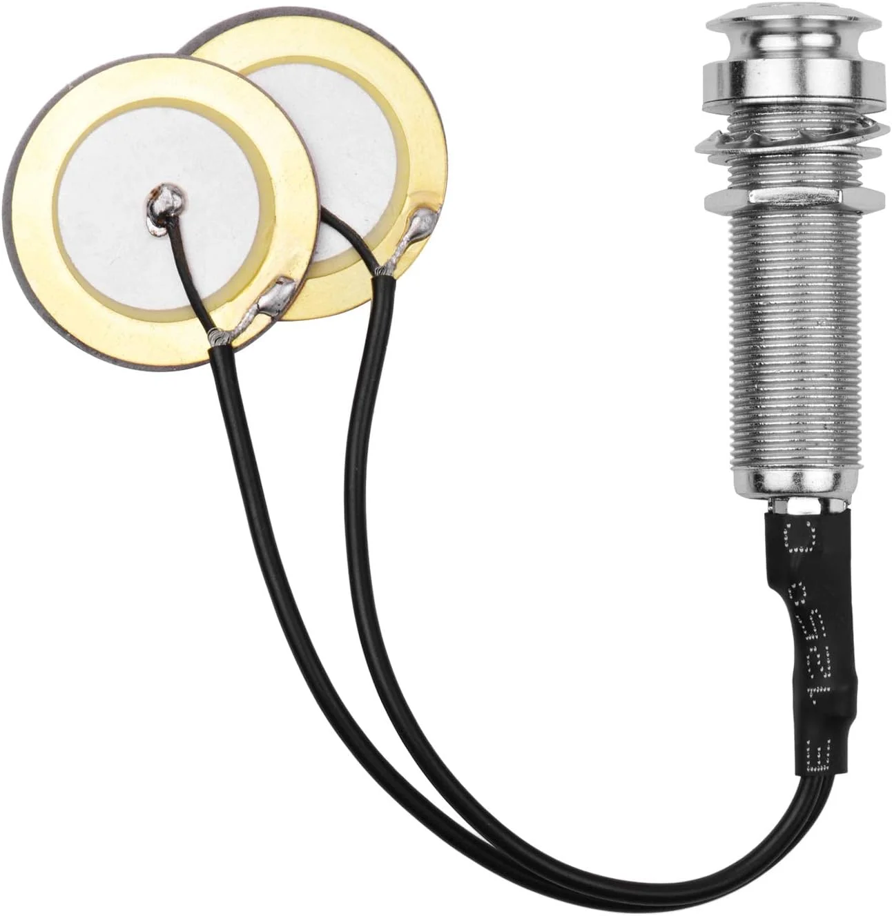 پیکاپ چسبی مبدل گیتار آکوستیک با جک 1/4 اینچی برای ویولن ماندولین یوکللی قابل حمل بدون نیاز به باتری، حرفه ای و کاهش دهنده نویز، قابل استفاده مجدد