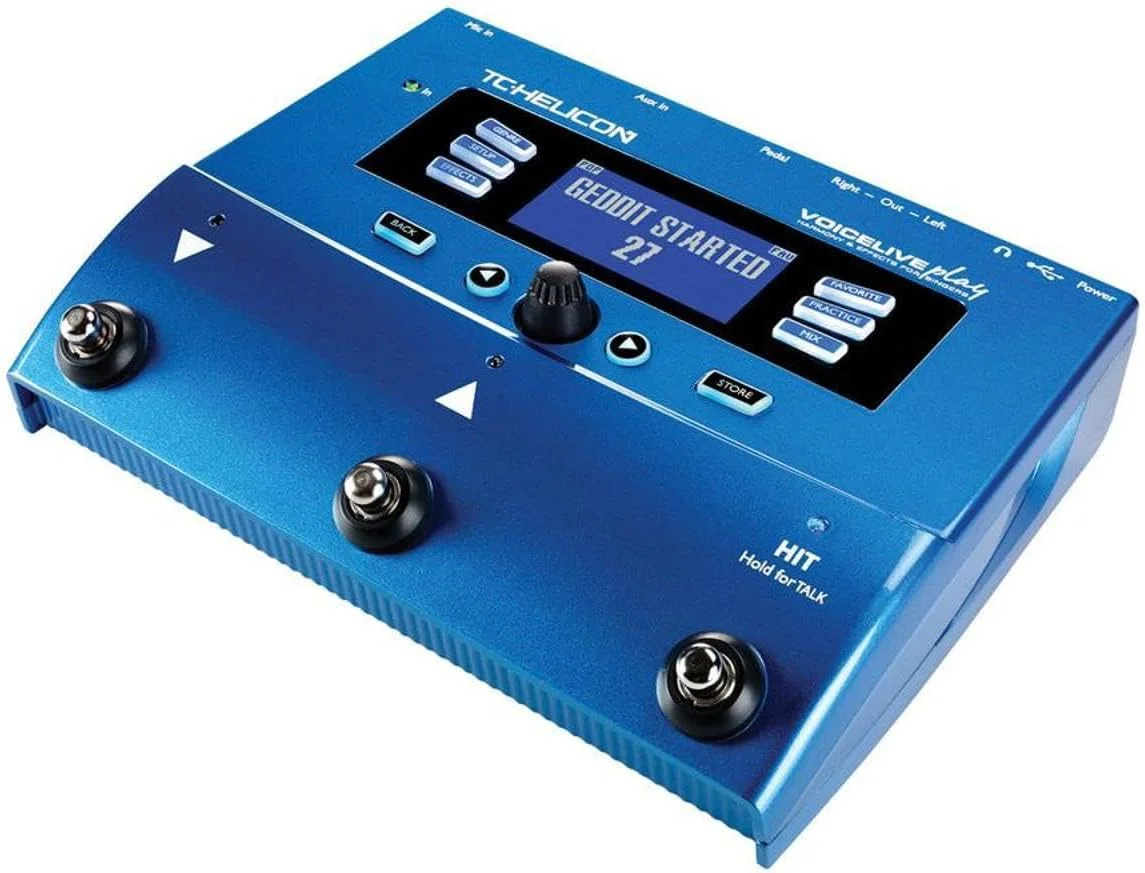 پردازشگر صوتی و افکت های وکال TC Helicon Voicelive Play، مناسب خوانندگان