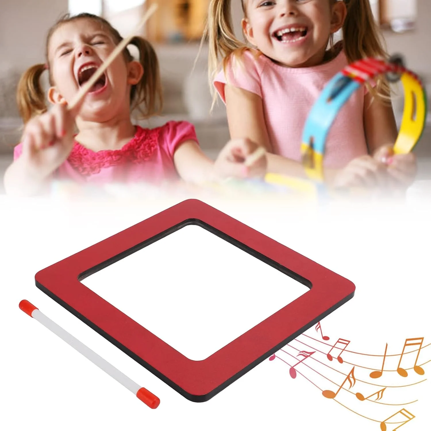 دف دستی کرایفوکت، نواختن آسان، صدای واضح و دلنشین، ساخت عالی، ساز کوبه ای کودک برای روشنگری، مناسب اسباب بازی (دف با شکل خاص (دف مربعی)) دف دستی کرایفوکت، نواختن آسان، صدای واضح و دلنشین، ساخت عالی، ساز کوبه ای کودک برای روشنگری، مناسب اسباب بازی (دف با شکل خاص (دف مربعی))