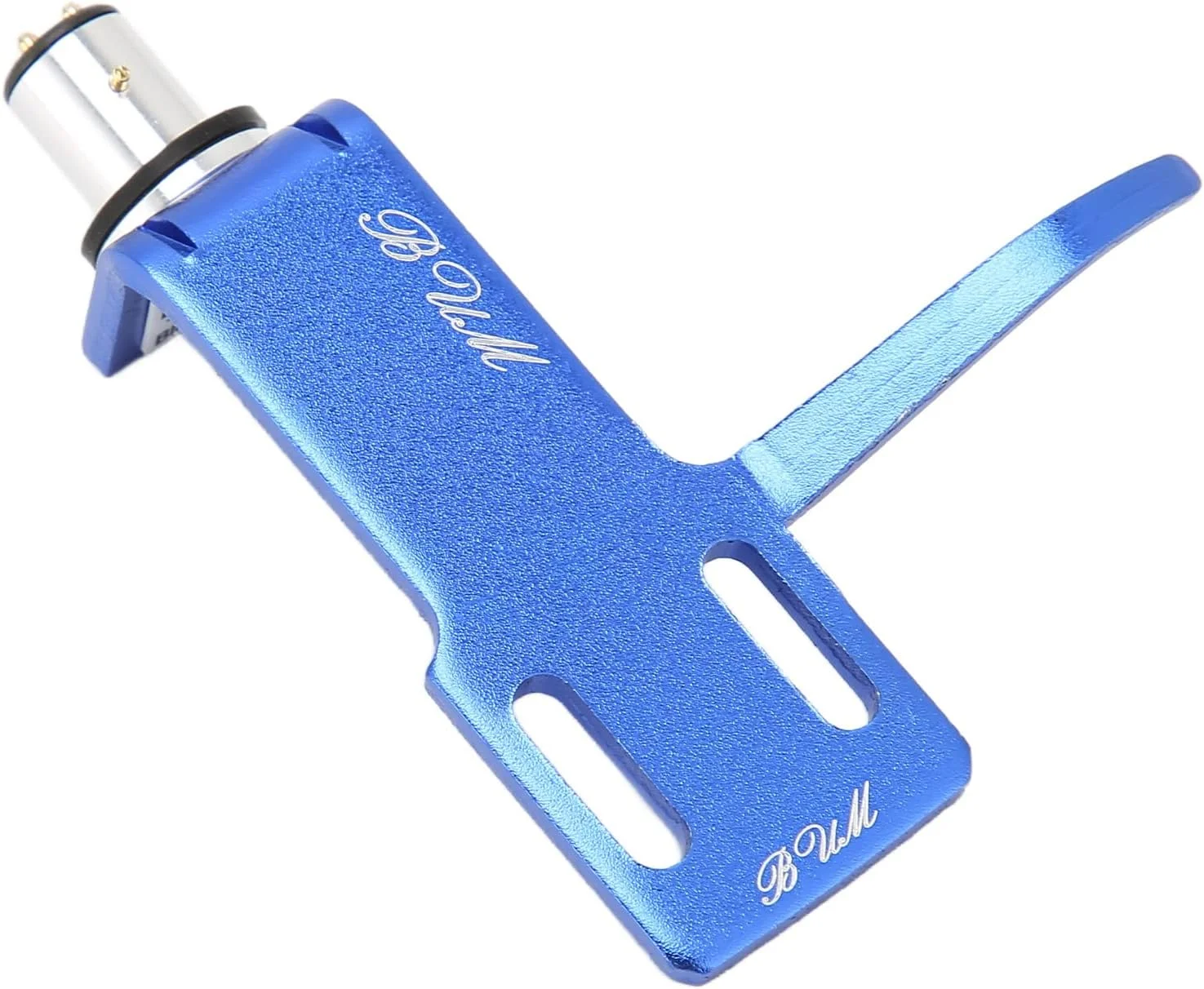 نگهدارنده هدشل گرامافون آلیاژ آلومینیوم برای پخش کننده های صفحه، طراحی حرفه ای، نصب آسان برای دی جی ها و علاقه مندان به موسیقی (آبی)