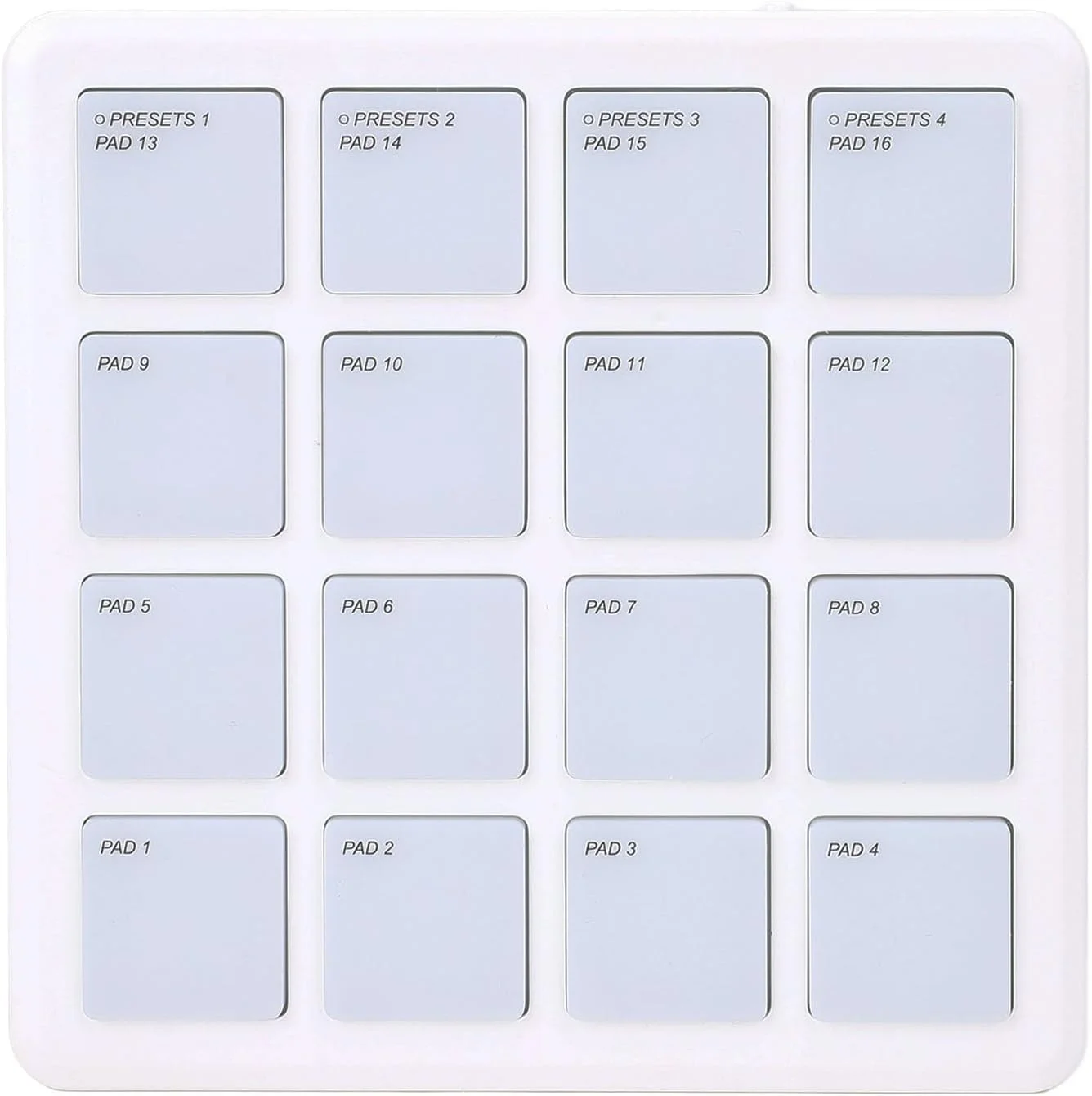 کنترلر پد MIDI بی سیم Bewinner با 16 پد درام با نور پس زمینه RGB، ابزار تولید موسیقی قابل حمل USB-C برای دستگاه های PC و Android