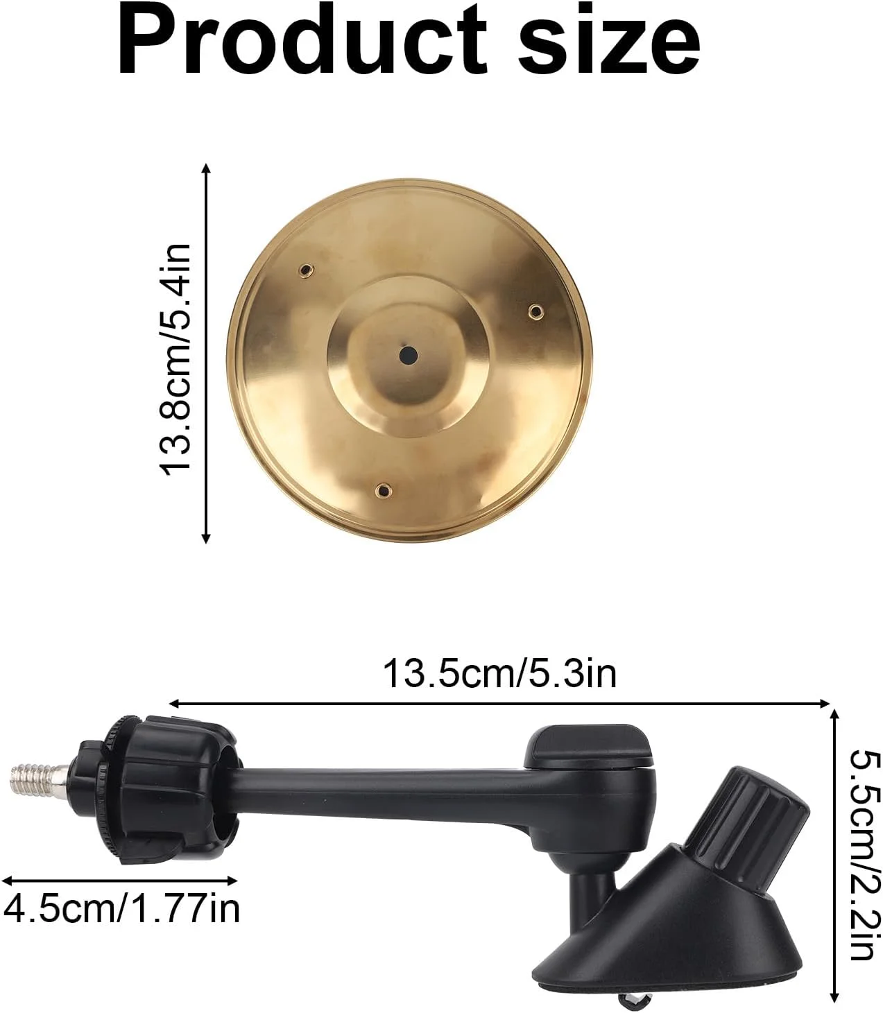 سنج بادی دریچه هوا خودرو، سنج مینی درام 13.8x13.8 سانتی متری برای دریچه خودرو، دکوراسیون استیل ضد زنگ خنده دار برای وسایل نقلیه برای سرگرم کننده تر کردن رانندگی