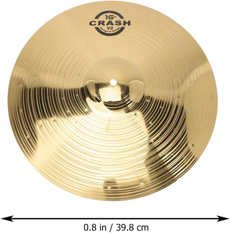 سنج درام جاز آلیاژی Abaodam 16 اینچی، صدای شفاف برای تمرین نوازندگی، قطعات جایگزین پرکاشن
