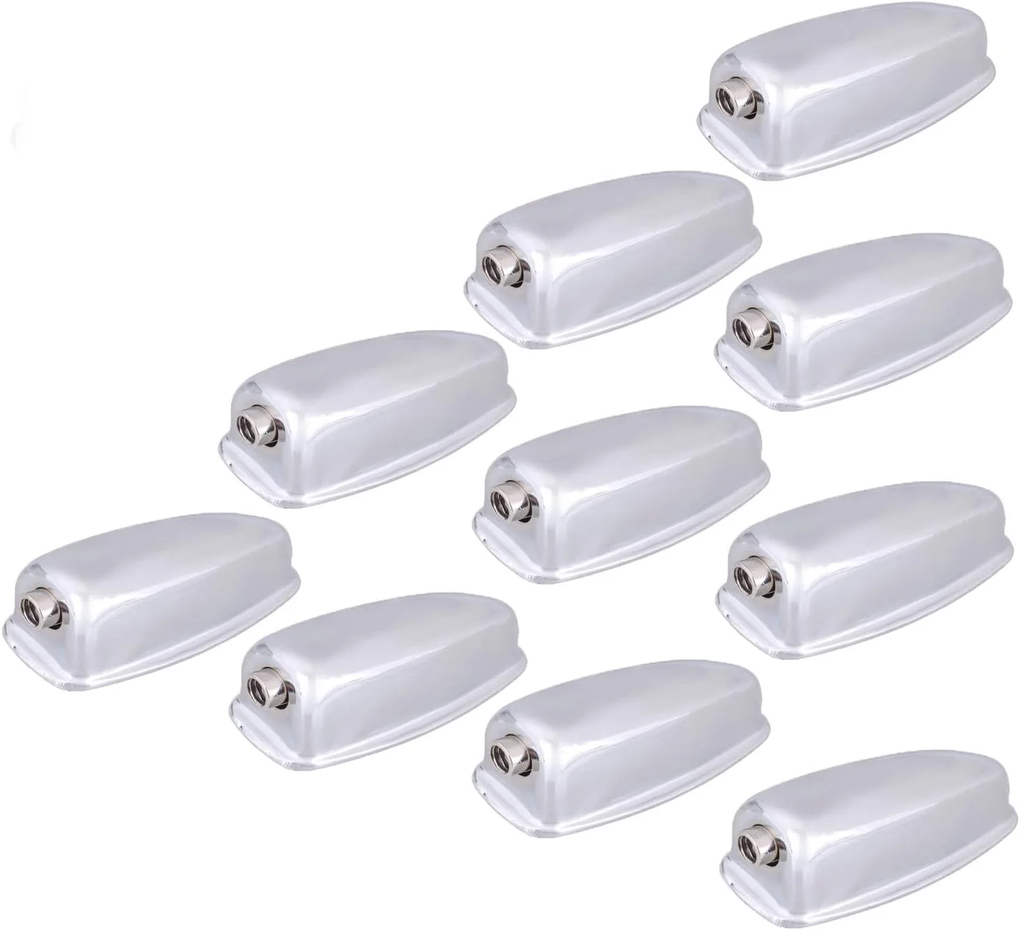 قلاب چنگکی درام، ابعاد 53x24x22 میلی متر، بسته 10 عددی، جنس آهن، شکل بیضی، مناسب برای درام باس و اسنر (نقره ای) قلاب چنگکی درام، ابعاد 53x24x22 میلی متر، بسته 10 عددی، جنس آهن، شکل بیضی، مناسب برای درام باس و اسنر (نقره ای)