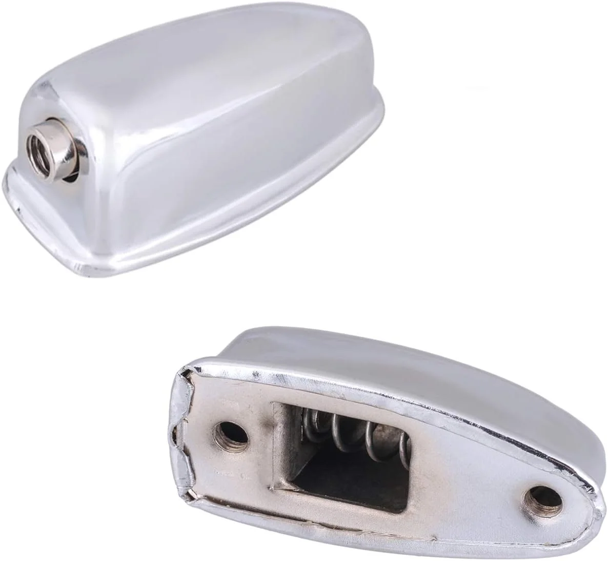 قلاب چنگکی درام، ابعاد 53x24x22 میلی متر، بسته 10 عددی، جنس آهن، شکل بیضی، مناسب برای درام باس و اسنر (نقره ای) قلاب چنگکی درام، ابعاد 53x24x22 میلی متر، بسته 10 عددی، جنس آهن، شکل بیضی، مناسب برای درام باس و اسنر (نقره ای)