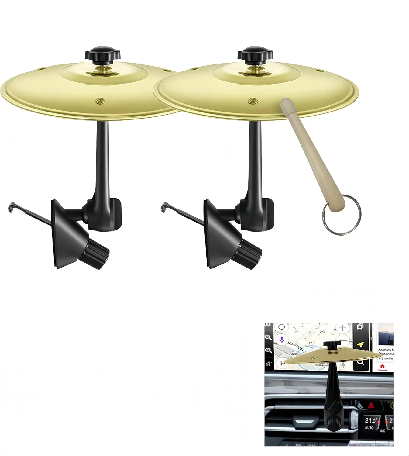 ست دو عددی سنج ونت خودرو و درام، سنج های فلزی کوچک مناسب برای دریچه های هوا، هدیه ای برای علاقه مندان به موسیقی، مناسب برای همه وسایل نقلیه ست دو عددی سنج ونت خودرو و درام، سنج های فلزی کوچک مناسب برای دریچه های هوا، هدیه ای برای علاقه مندان به موسیقی، مناسب برای همه وسایل نقلیه