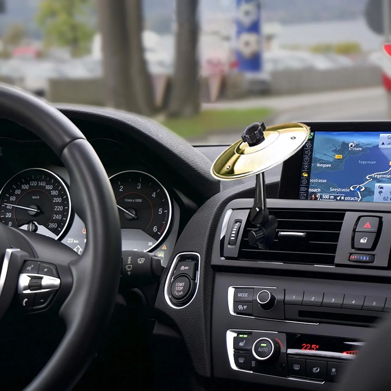 سنج ماشین مدل 2025 - سنج تصادف کوچک درام با گیره دریچه هوا، مناسب برای همه خودروها (طلایی) - هدیه ای برای دوستداران موسیقی