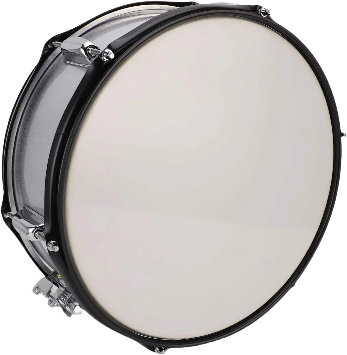 طبل اسنر آلیاژ فولادی 14x5.5 اینچی 6 پره، حرفه ای برای دانش آموز، مبتدی به همراه چوب طبل و کیف، طبل اسنر تمرینی، ایده آل در اجراهای موسیقی پاپ