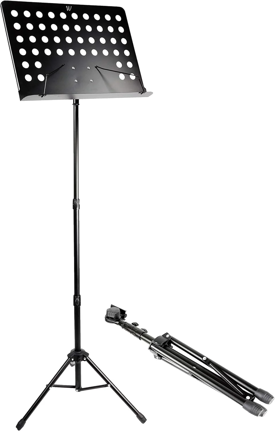 پایه نت ارکسترال Rockjam Windsor G905 با قابلیت تنظیم کامل برگه، مشکی