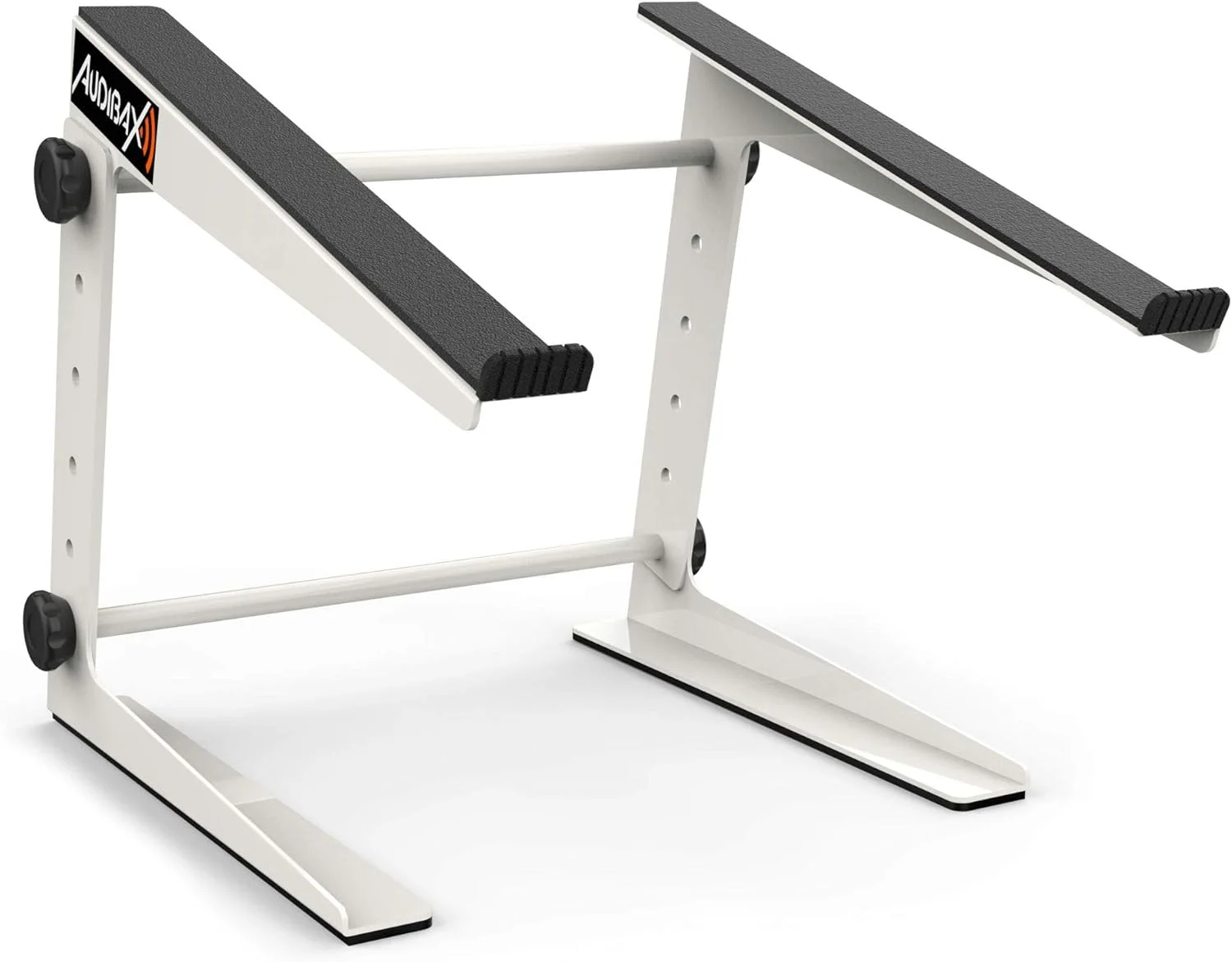 پایه لپ‌تاپ قابل حمل Audibax TOP-5W MH-001 PRO سفید رنگ، مناسب برای دی‌جی و استودیو