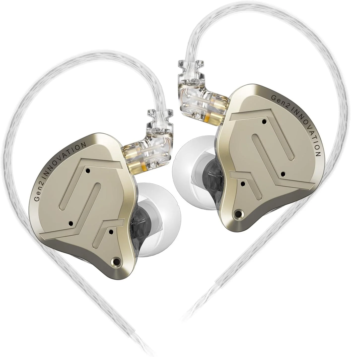 هدفون مانیتور داخل گوشی KZ ZSN PRO 2، گوشی های 5 درایور IEM، گوشی های فلزی برای بازی، هدفون سیمی HiFi، با کابل جداشدنی 2 پین، برای نوازندگان، دی جی، درامر و علاقه مندان به صدا