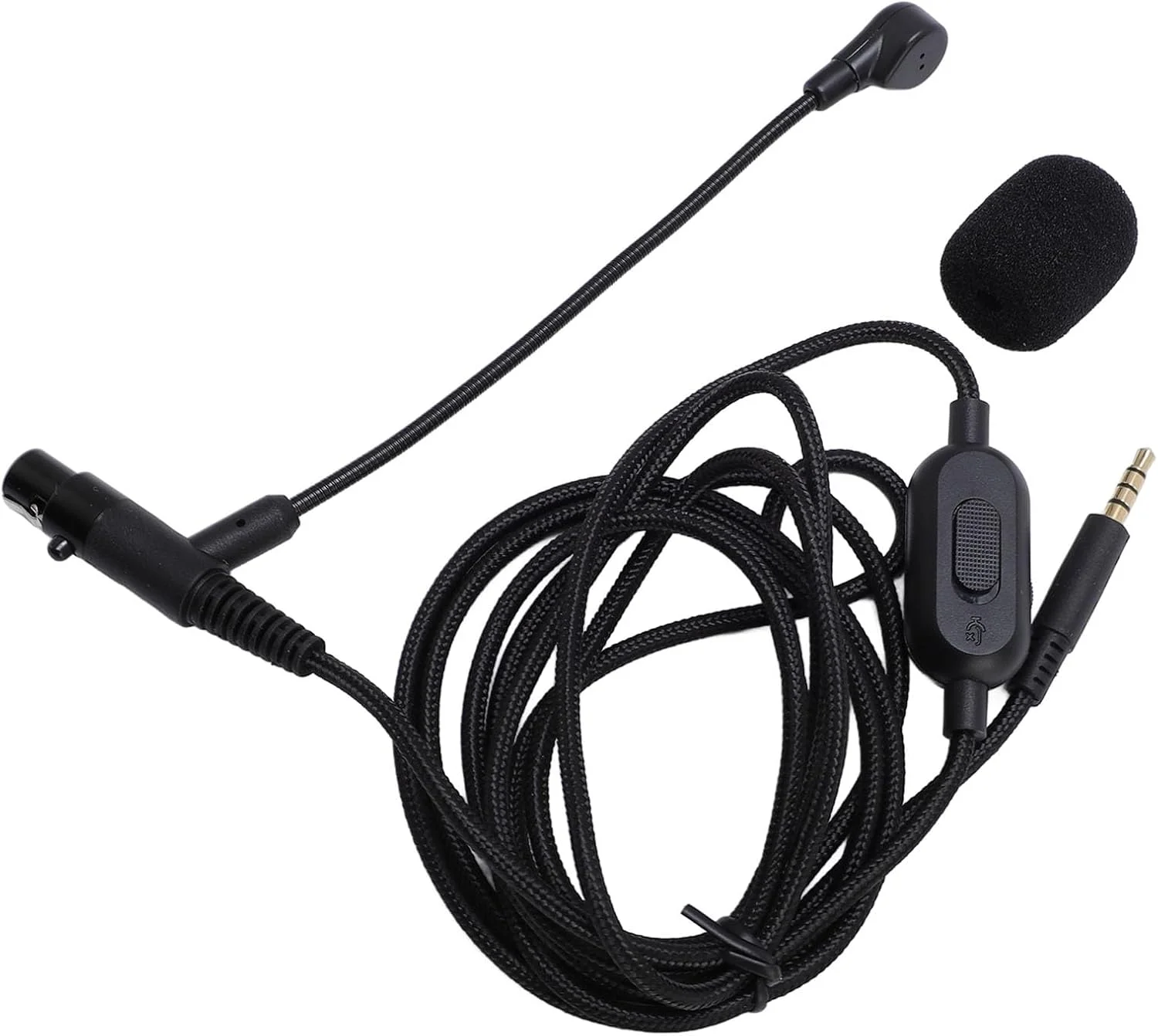 کابل هدفون Jiawu با میکروفون برای Q701 K712 K702 K240 K240 MK II K141 K171، اتصال قوی، نصب آسان، برای نوازندگان و علاقه مندان