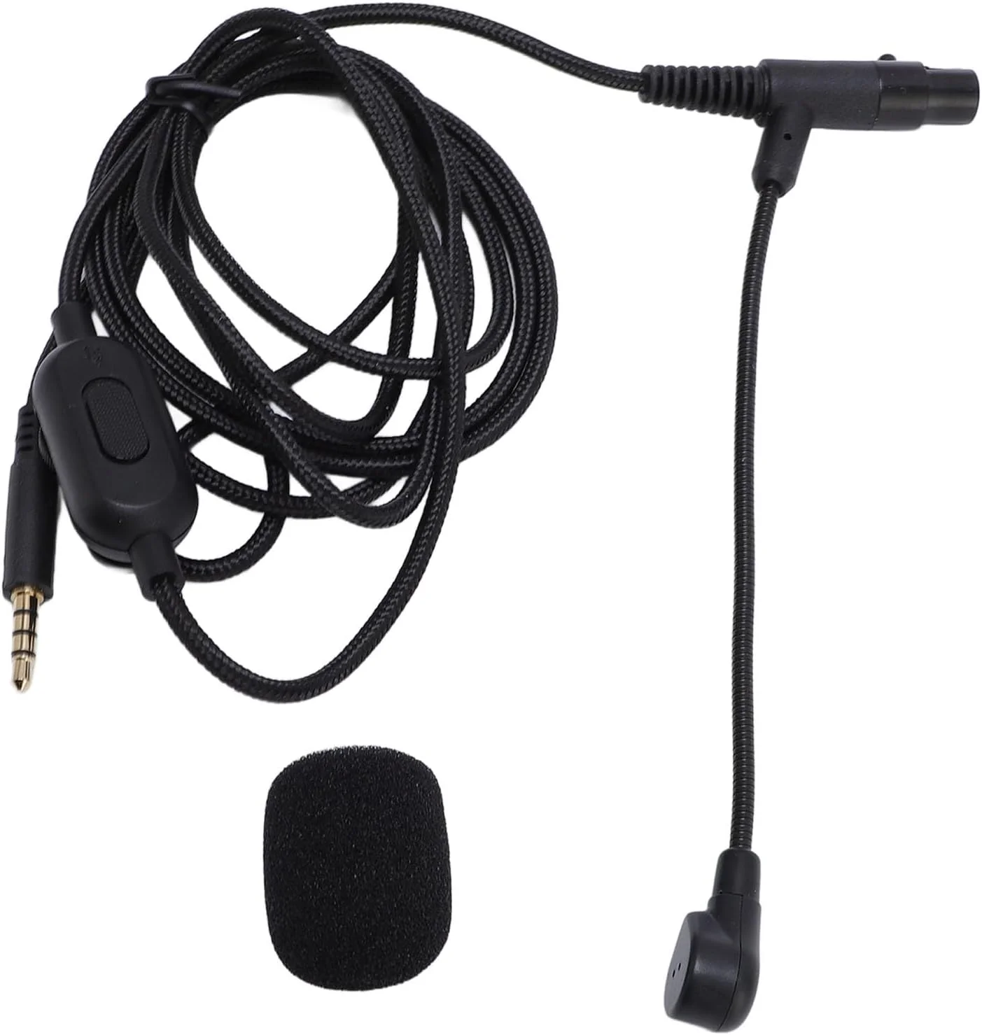 کابل هدفون چند منظوره Cryfokt با میکروفون برای Q701 K712 K702 K240 K240 MK II K141 K171، میله میکروفون قابل تنظیم، سیگنال پایدار، برای پادکستر DJ، 1.8 متر کابل هدفون چند منظوره Cryfokt با میکروفون برای Q701 K712 K702 K240 K240 MK II K141 K171، میله میکروفون قابل تنظیم، سیگنال پایدار، برای پادکستر DJ، 1.8 متر