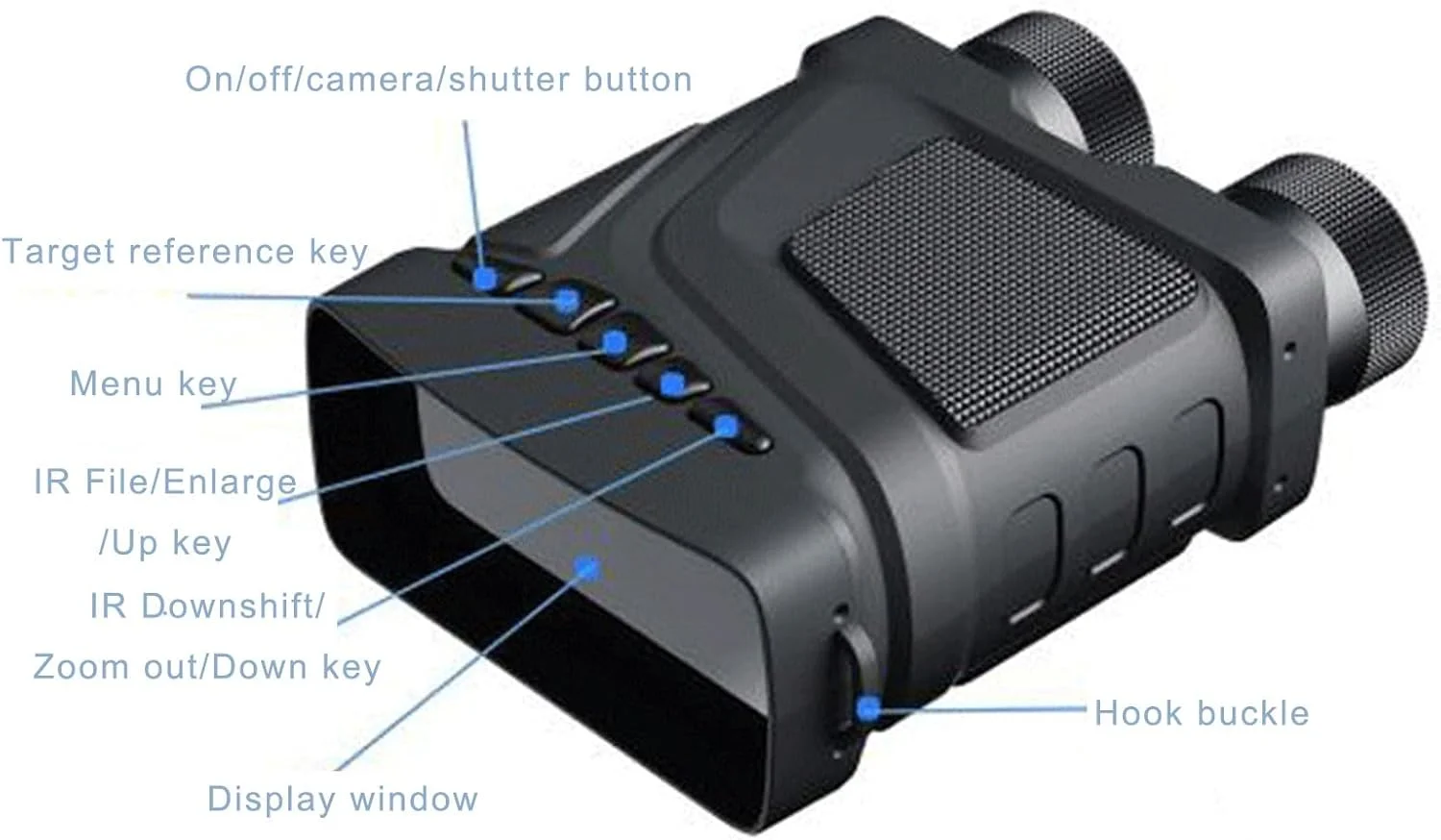 دستگاه دید در شب تک چشمی 1080p با زوم دیجیتال 10X و فاصله دید کامل در تاریکی 800 متری برای عکاسی در شب دستگاه دید در شب تک چشمی 1080p با زوم دیجیتال 10X و فاصله دید کامل در تاریکی 800 متری برای عکاسی در شب